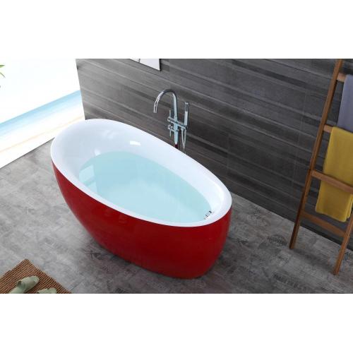 a bathtub is filling with water beach bench