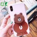 Kartun Silicone 3d Phone Case Lembut untuk Apple