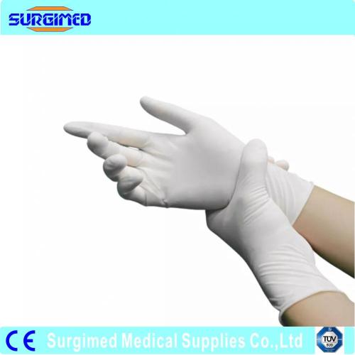 Einweg -sterile Naturkautschuk -Latex -Chirurgiehandschuhe