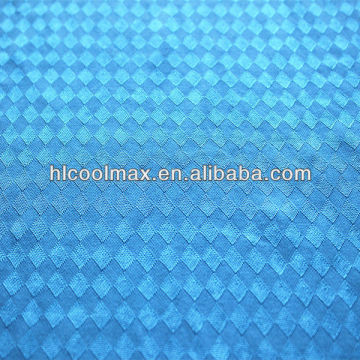 cooldry shining curtain jacquard knitted lattice fabric