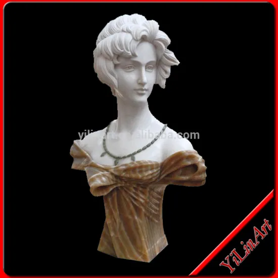 Beautiful Marble Bust Caving of Lady,Bust Carving(YL-T032)