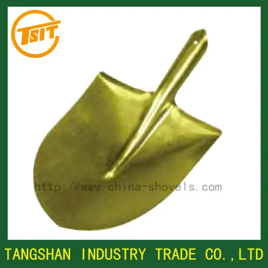 Brass landscaping shovel head