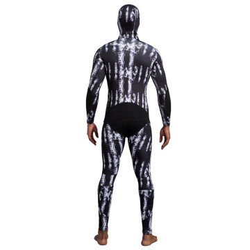 Seaskin Mens Neoprene Hooded 2 Pieces Diving Wetsuits