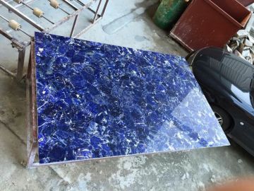 Translucent or No Translucent blue sodalite plate