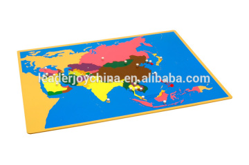 Puzzle Map of Asia