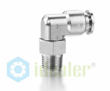 Stainless Steel Push To Connect Fittings Male Elbow
