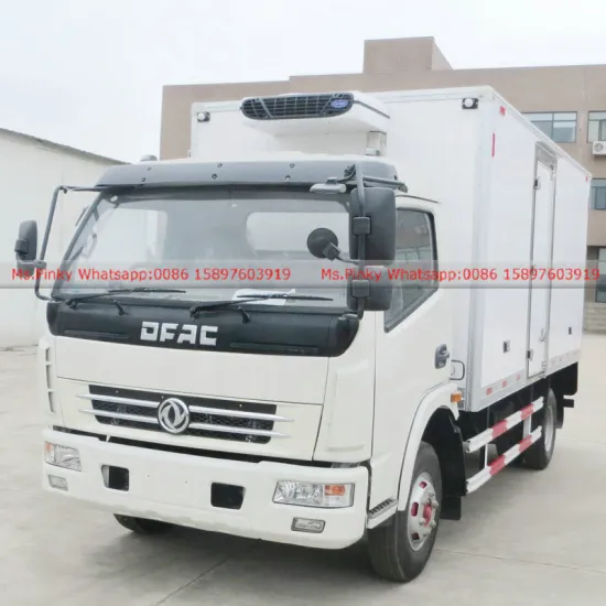DFAC Right Hand Drive Refrigerator Truck Freezer Truck with 20cbm Van Cargo
