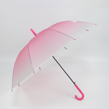Affordable 19 Inch EVA Children's Transparent Gradient Umbrella