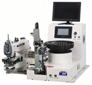 Automatic LOGO-Reading Shank Button Attaching Sewing Machine FX-978S-373D