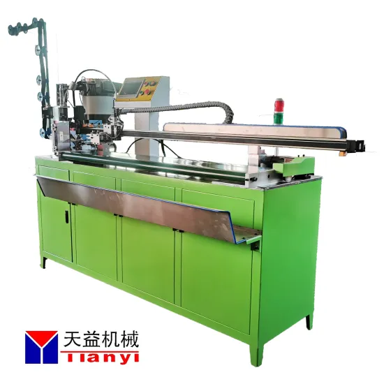 Automatic Long Zipper Slider Mounting and Cutting Machine