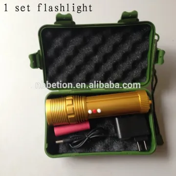 multi-function led working light rechargeable flashlight zoom tactical flashlight