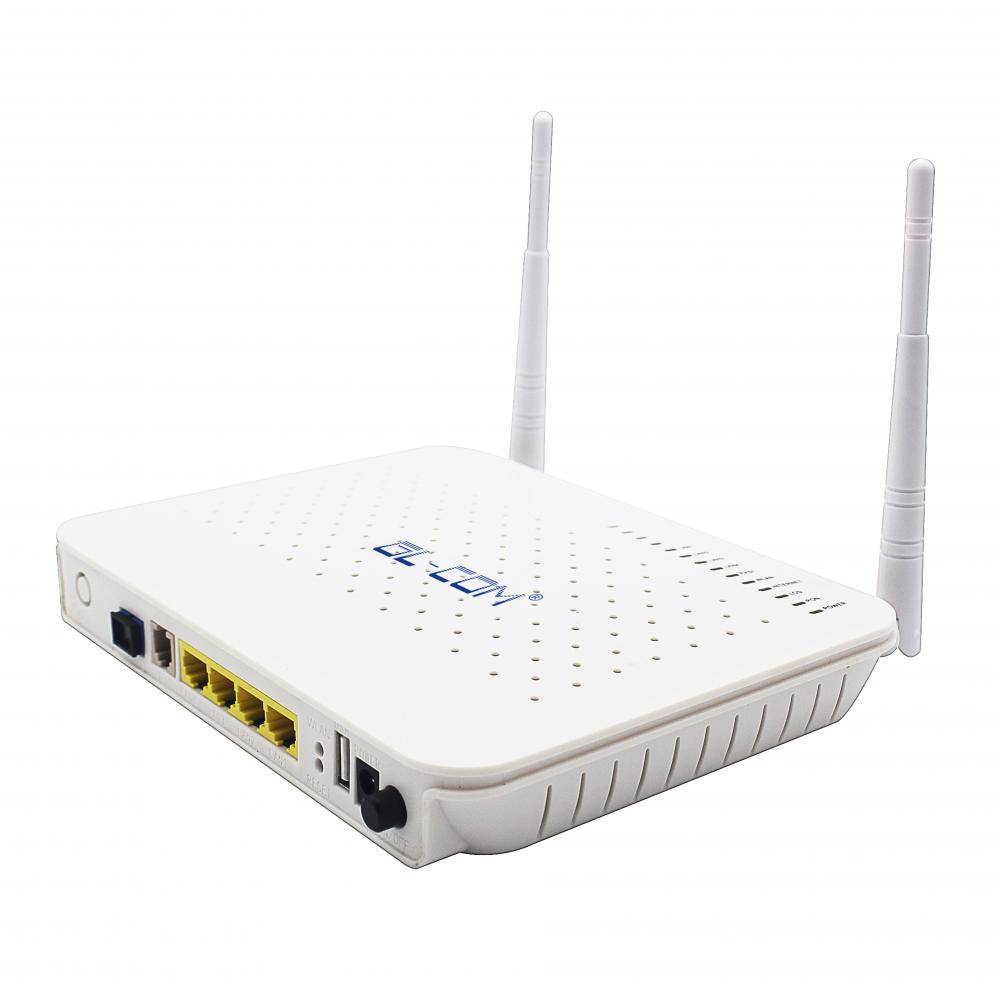 Rede óptica onu 4ge 1Pots com wifi