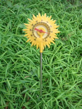 Different Design Metal Garden Themrometer