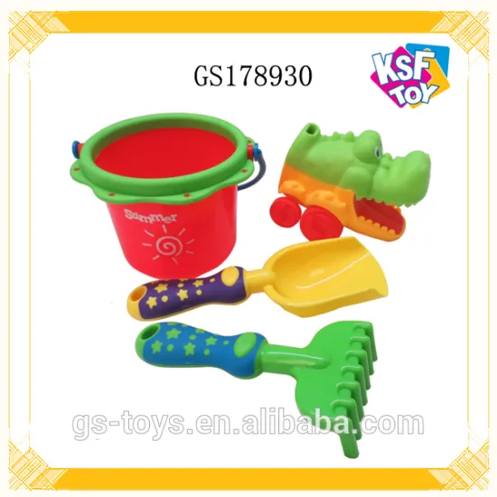 4 Piece Sand Beach Set Outdoor Summer Plastic Beach Toy
