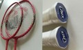 Portachiavi della racchetta da badminton con logo personalizzato migliore promozione di luglio