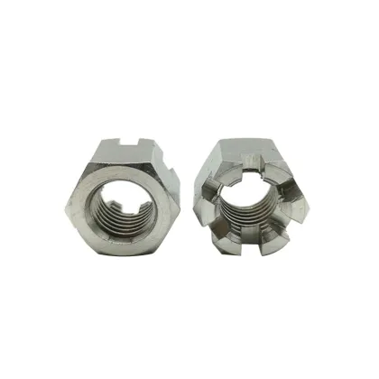 Manufacturing DIN935 Hexagon Slotted and Castle Nuts