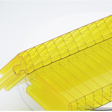 30mm to 50mm Seven Layers Diamond Plug-pattern Polycarbonate Multiwall Sheets