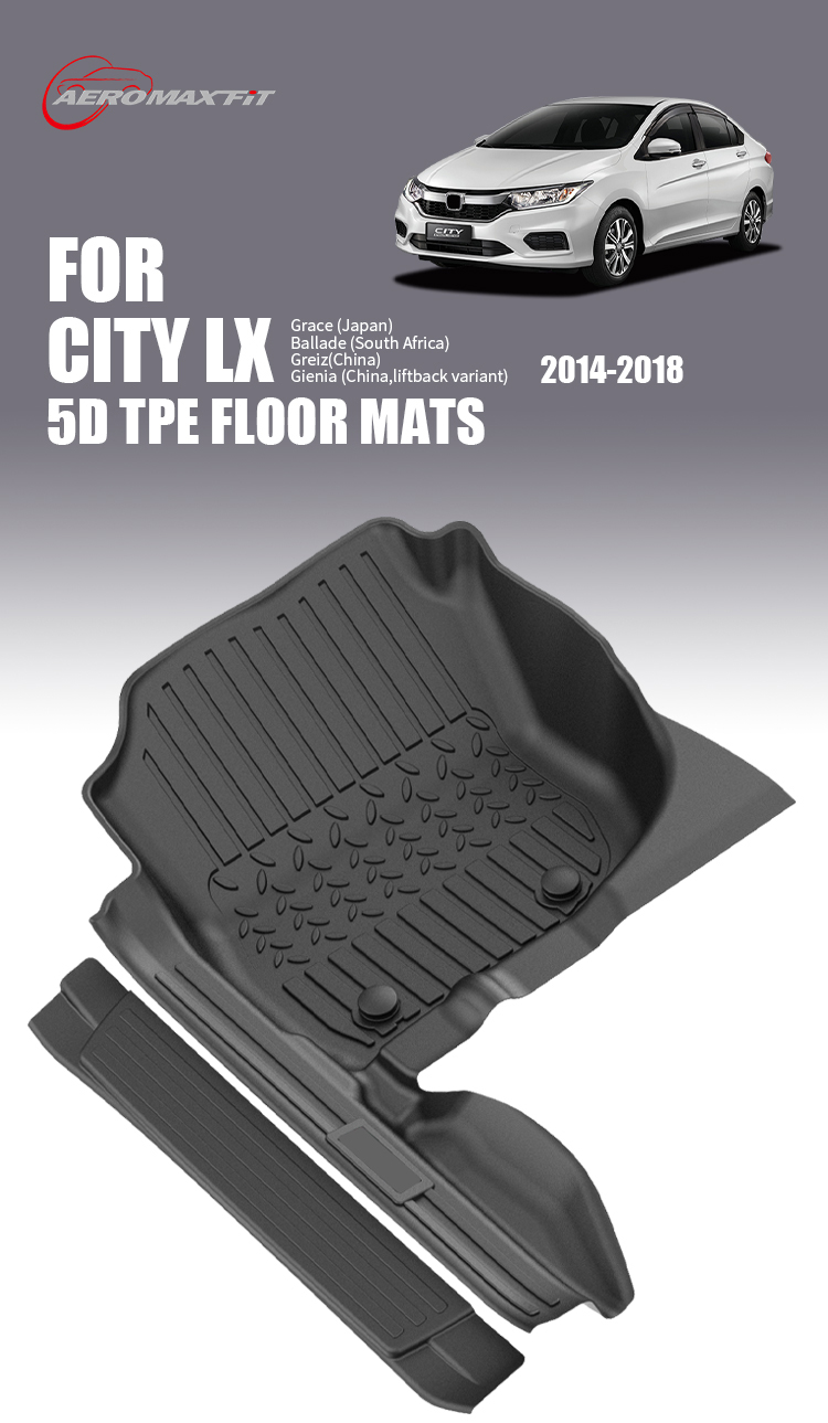 2014-2018 Honda City LX floor mats1 (1)
