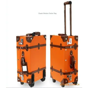 PA brand PU trolley suitcase