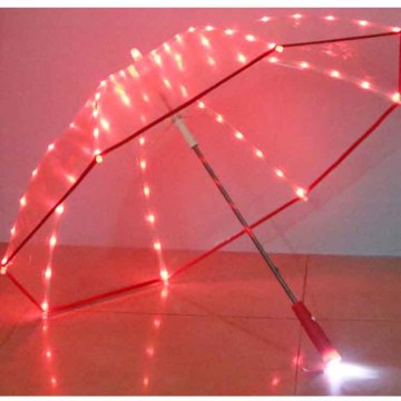 POE Powered LED Lighted Transparent Dance Umbrella - 23 inches 8K