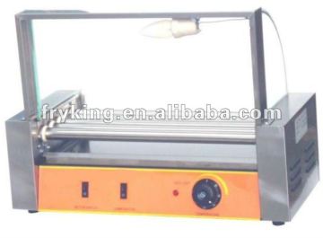 Electric hot dog roller/maker(with glass cover)