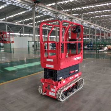 Hydraulic Electric Crawler Scissor Lift Tables: 12m Aerial Work Platforms