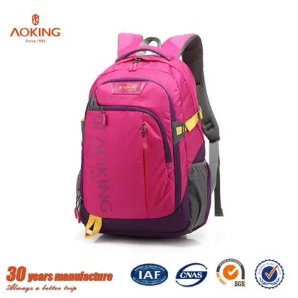 Wholesale nylon casual school laptop backpacks
