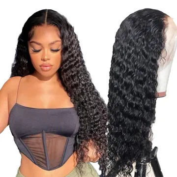 Wholesale Raw Indian Virgin Human Hair Loose Wave Hd Full Lace Front Wig Cheap Transparent Lace Frontal Wig For Black Women