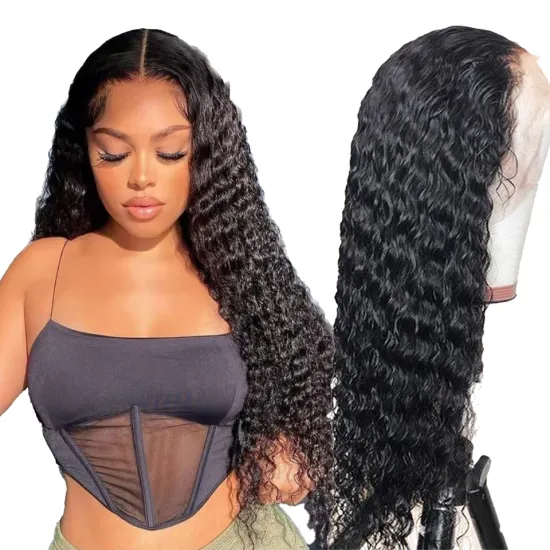 Wholesale Raw Indian Virgin Human Hair Loose Wave Hd Full Lace Front Wig Cheap Transparent Lace Frontal Wig For Black Women