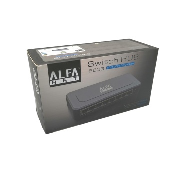 Factory Outlet 100M 8-Port POE Ethernet Network Switch Hub: High-Quality Networking Solution