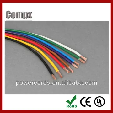 UL 1007 PVC insulated electric wire ul 1007 hook up wire