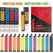 Todos los sabores Puff Flex 2800puffs al por mayor Italia