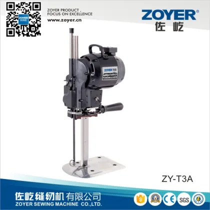 ZY-T3 Black Zoyer Eastman Km Auto-Sharpening Straight Knife Clothes Cutting Machine