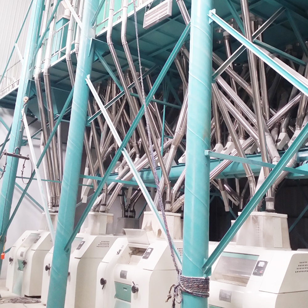Hongdefa Automatic 200t/24h wheat flour mill machine complete line with installation