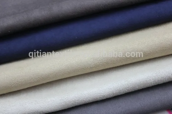 100 Polyester woven fabric suede, cheap suede fabric with best price
