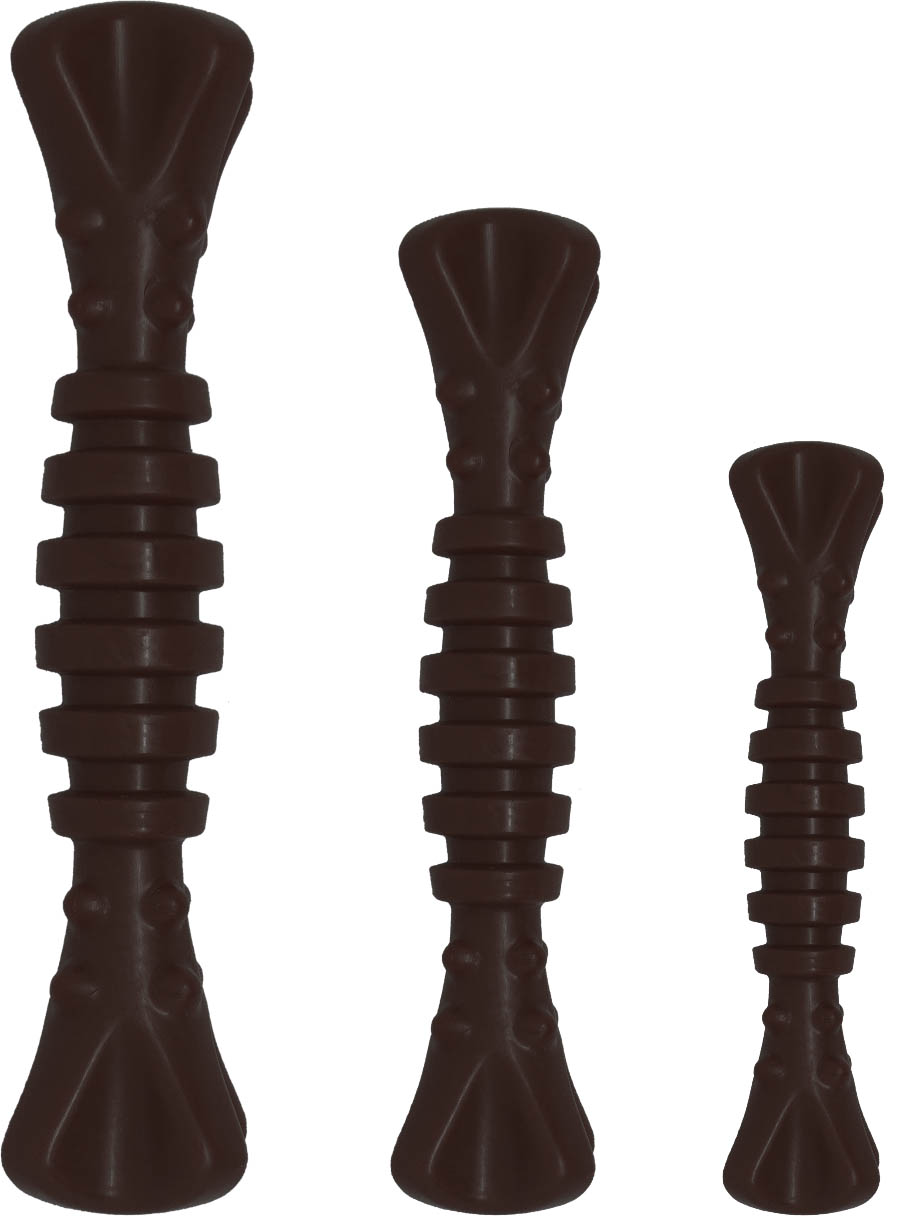 chocolate scent spiral chew bone - 3 in 1