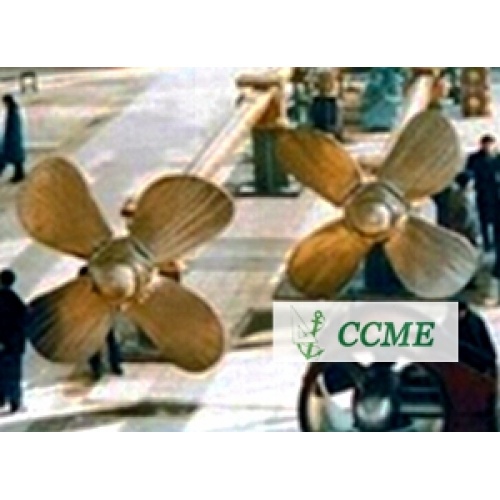 Marine copper material propeller