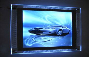 Energy Saving Crystal Led Light Box For Commercial / Restaurant , Customized