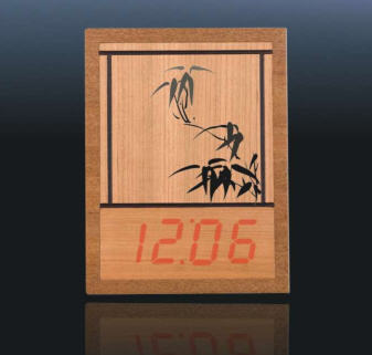 Wood-Like Clock