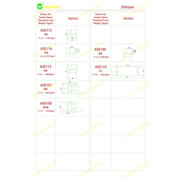 Best-Selling Aluminum Profiles In Ethiopian Market