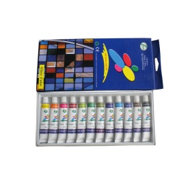 12 Colors Glass Paint Set for Student