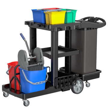 Modern Housekeeping Cart with Storage Solutions