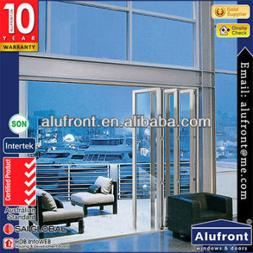 Aluminium interior folding doors