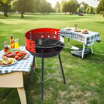 Portable Smokeless Mini Charcoal Grill for Camping and Backyard BBQ