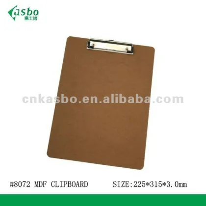 8072 A4 masonite clipboard