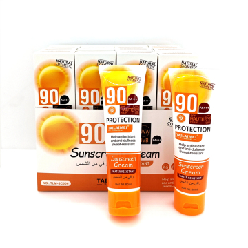 TLM SPF 90 Sunscreen: Moisturizing Whitening Sun Protection Cream for Face and Body