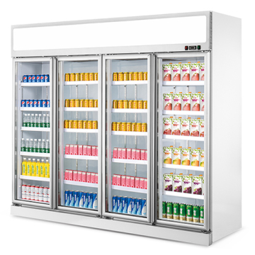 Commercial Upright Chiller Freezer for Supermarket Showcases