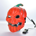 Máscara de terror de calabaza brillante LED de Halloween