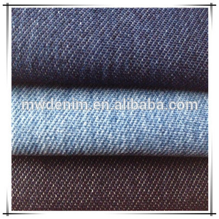 indigo twil knitted denim fabric thin stretch china supplier