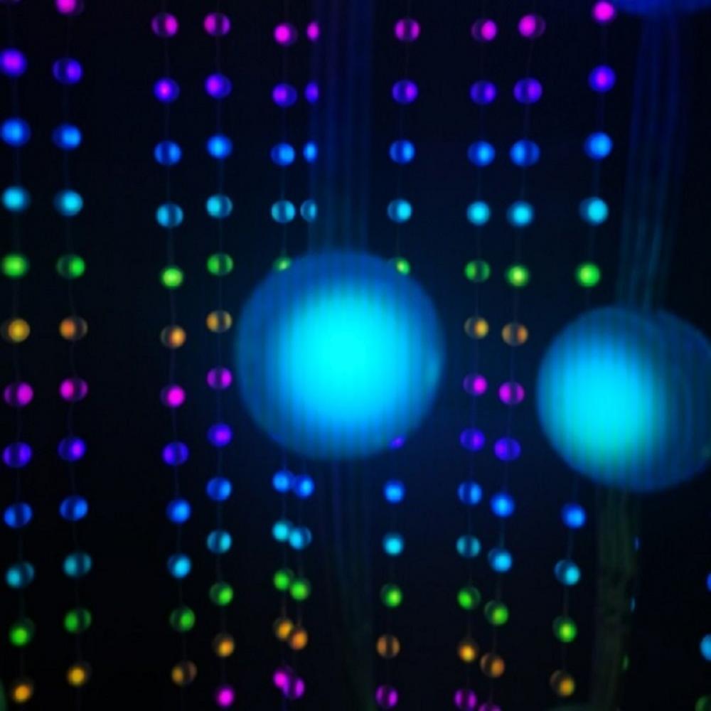 360 מעלות מדריקס צבעוני LED Pixel Ball String